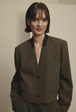 Moss Copenhagen Cabrie Jacket Forest N Mel