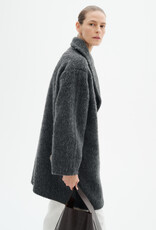 InWear Zuzie Cocoon Coat Dark Grey Melee