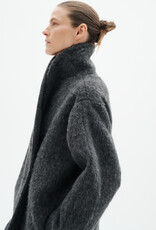 InWear Zuzie Cocoon Coat Dark Grey Melee