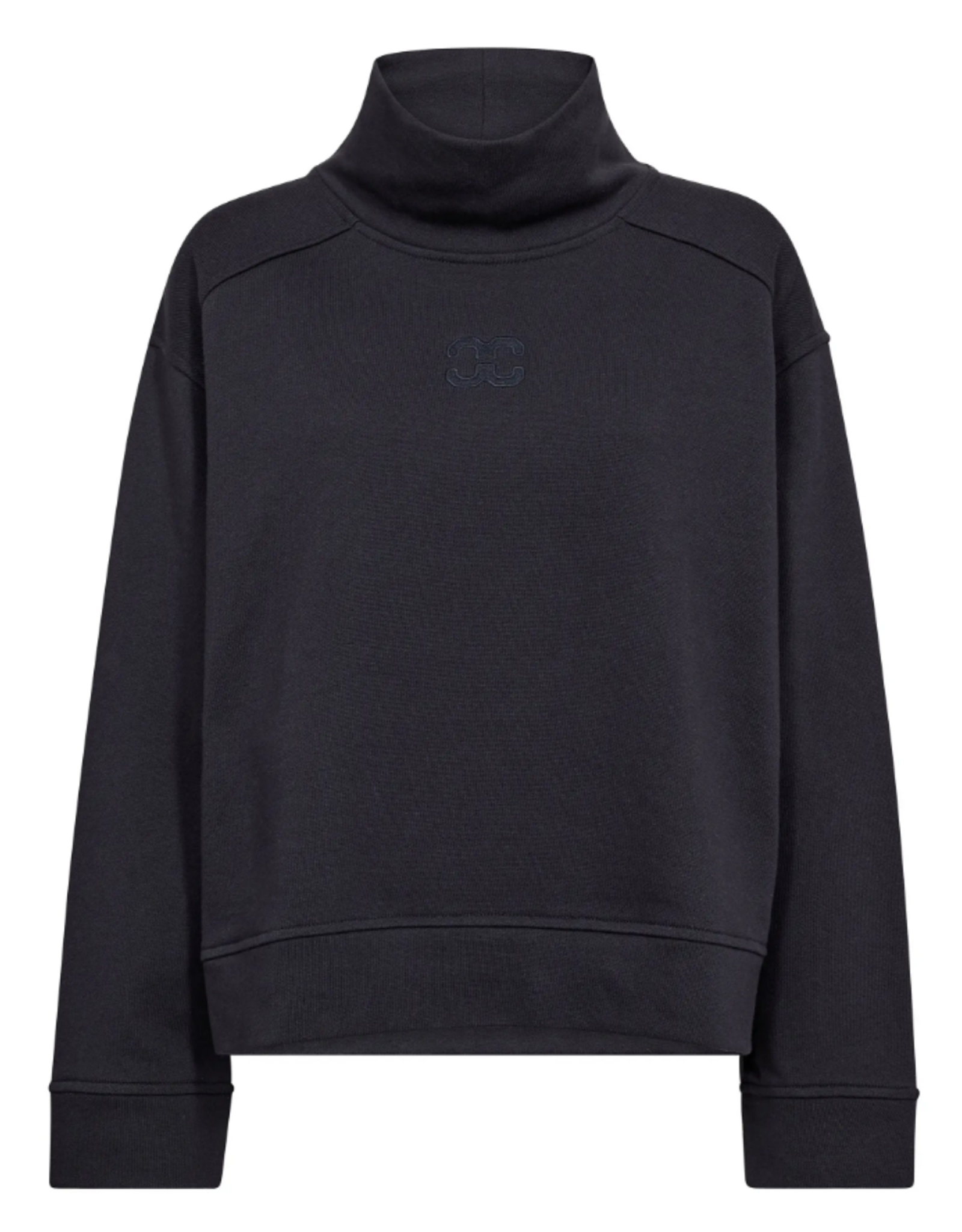 Co'Couture Tenna High Neck Sweat Navy