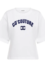 Co'Couture Zenga Tee O-Neck White - Blue