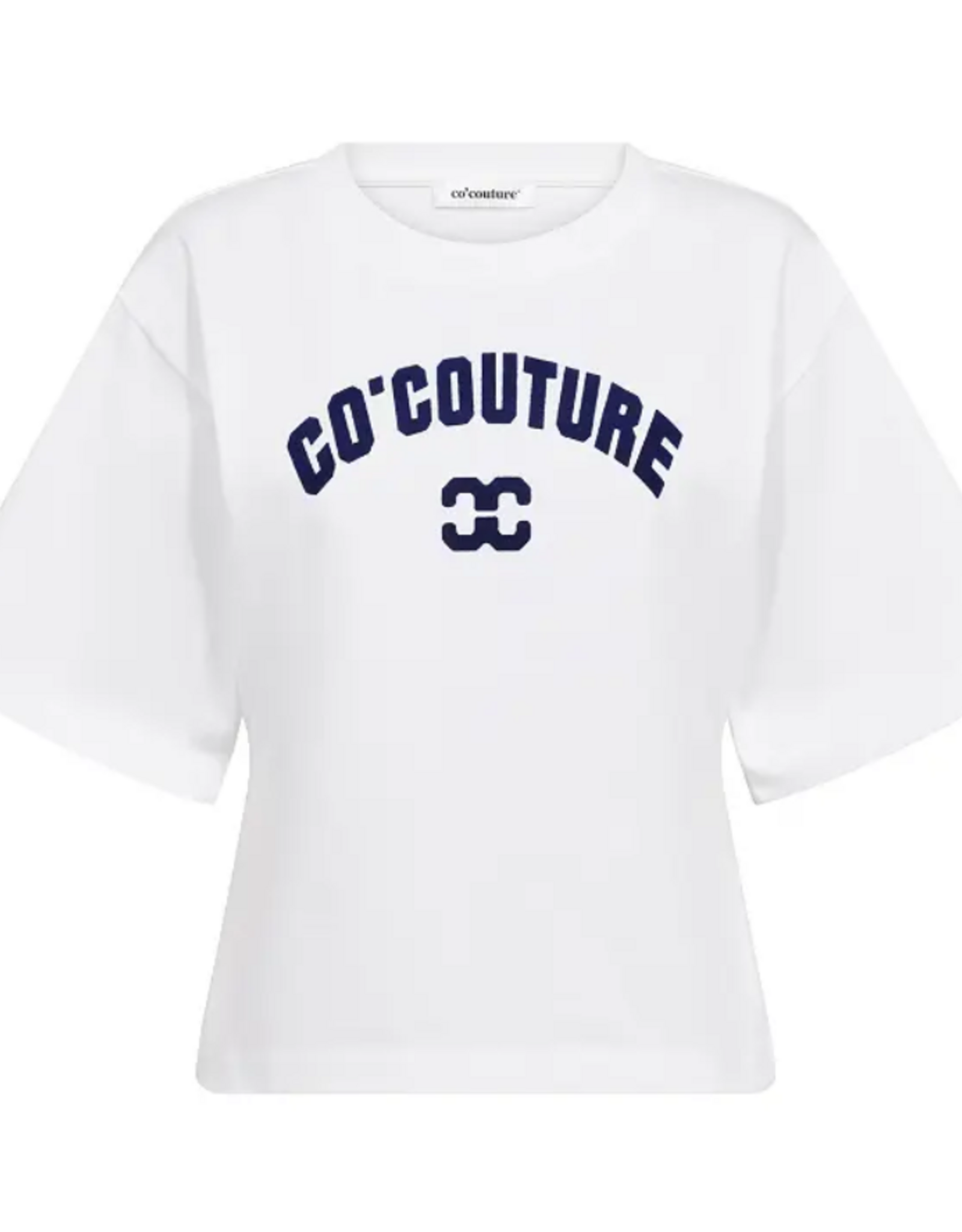 Co'Couture Zenga Tee O-Neck White - Blue