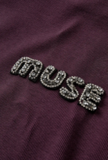 Cph Muse 0539538 Siv Tee Plum Perfect