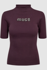 Cph Muse 0539538 Siv Tee Plum Perfect