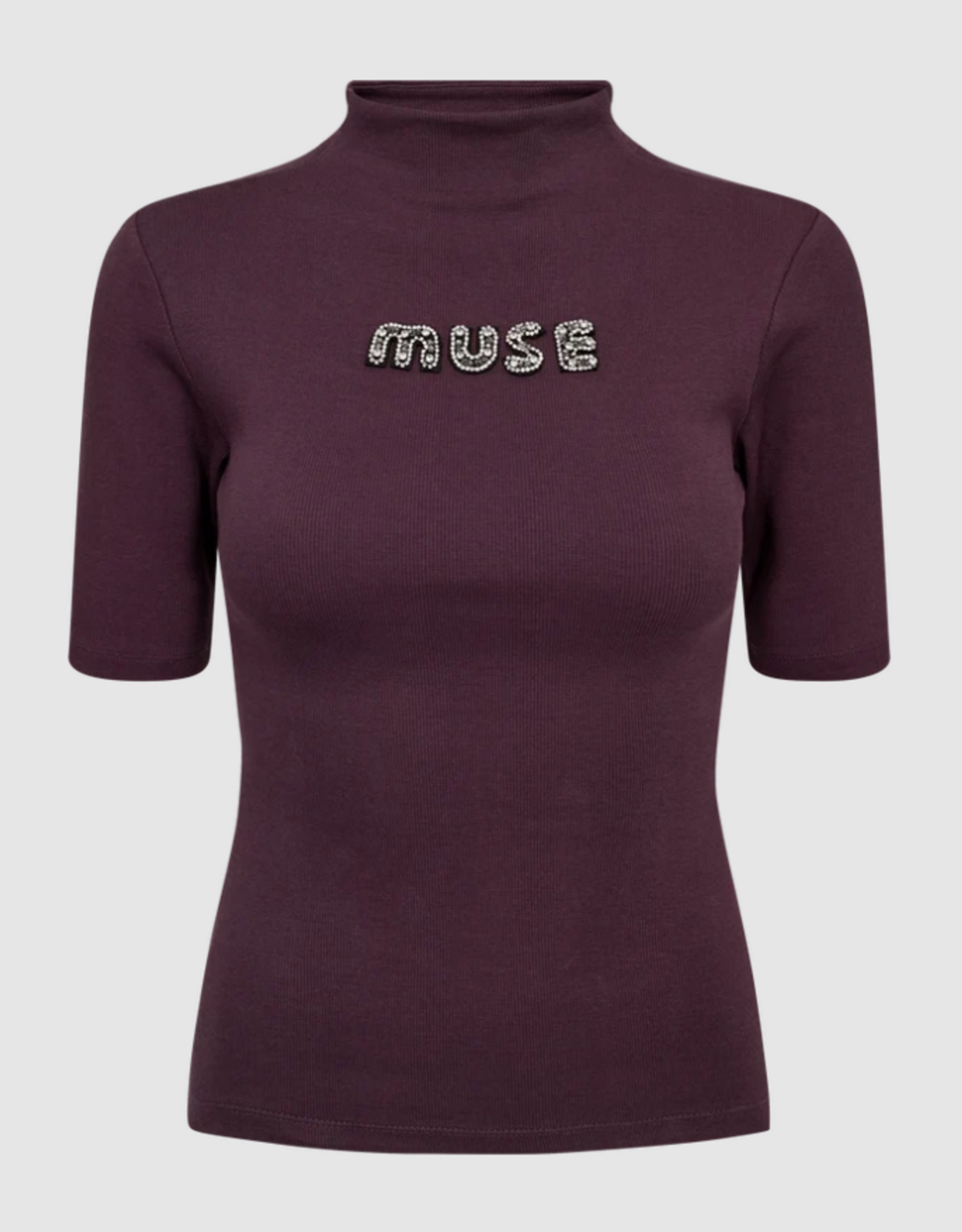 Cph Muse 0539538 Siv Tee Plum Perfect