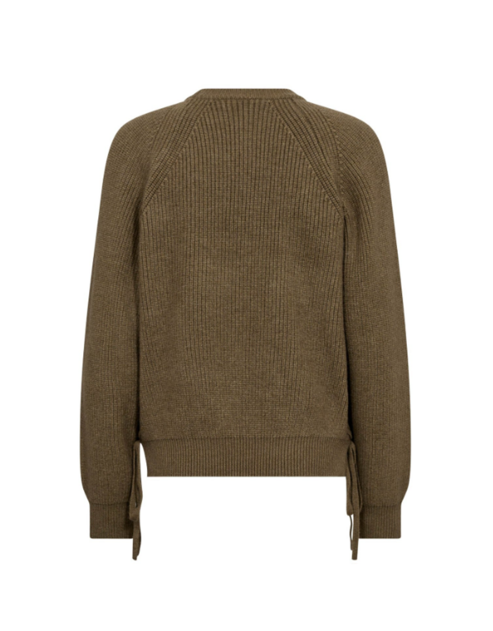 Co'Couture Row Braid String Knit Army