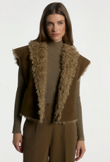 Aaiko Avrelle Gilet Teak Green