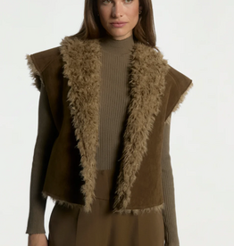 Aaiko Avrelle Gilet Teak Green