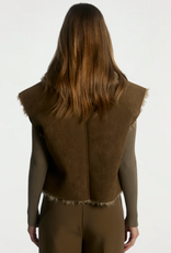 Aaiko Avrelle Gilet Teak Green