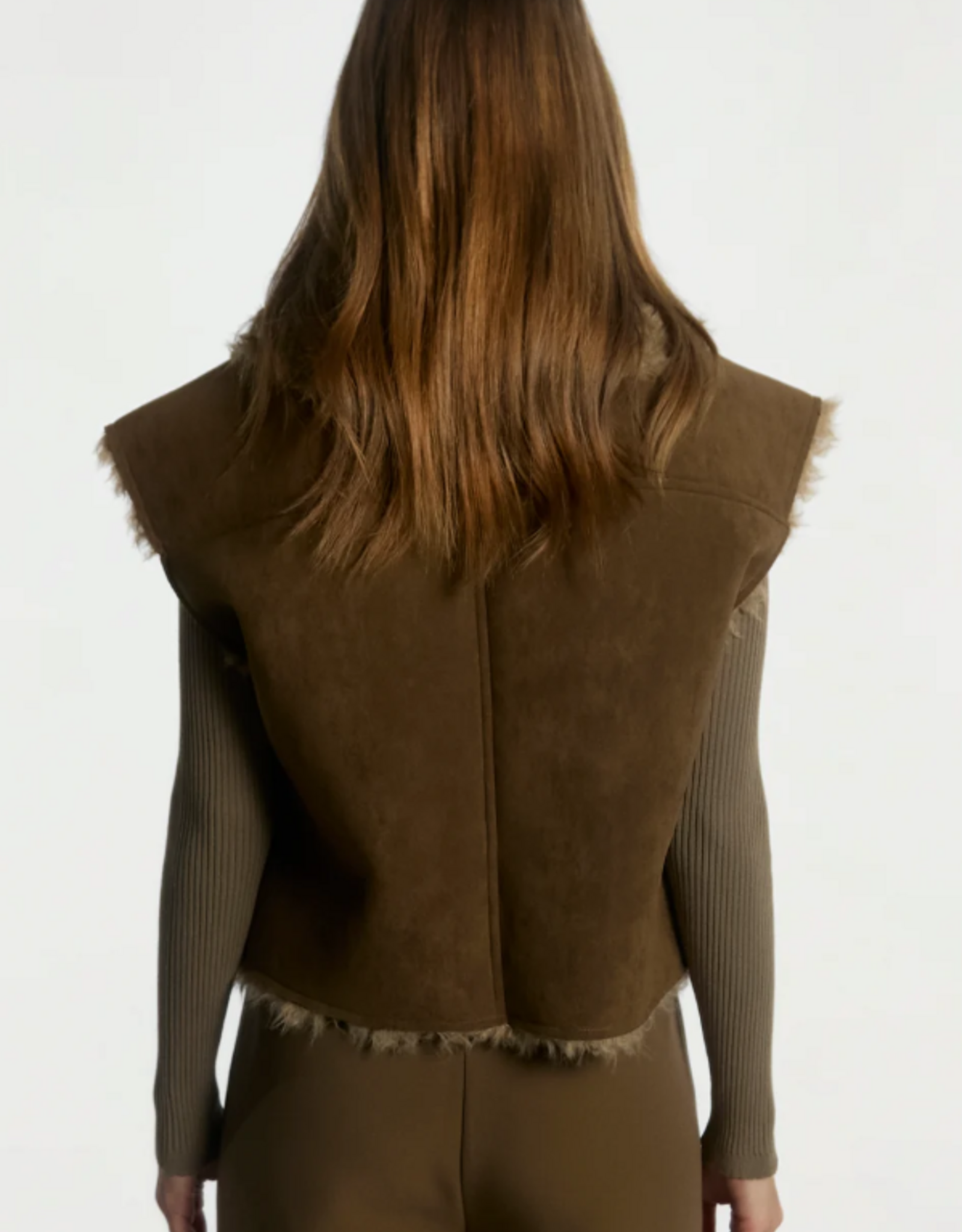 Aaiko Avrelle Gilet Teak Green