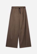 Aaiko Hailey Tweed Trousers Siitake