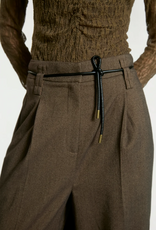 Aaiko Hailey Tweed Trousers Siitake