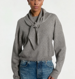 Aaiko Saren Sweater Grey Melange