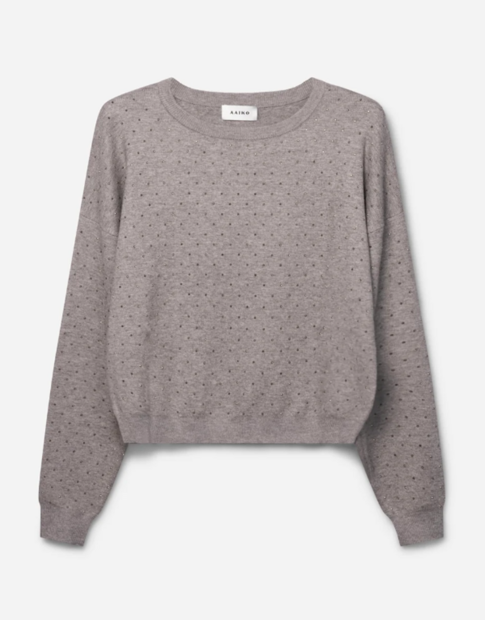 Aaiko Saren Sweater Grey Melange