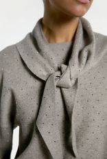 Aaiko Janel Studs Scarf Grey Melange