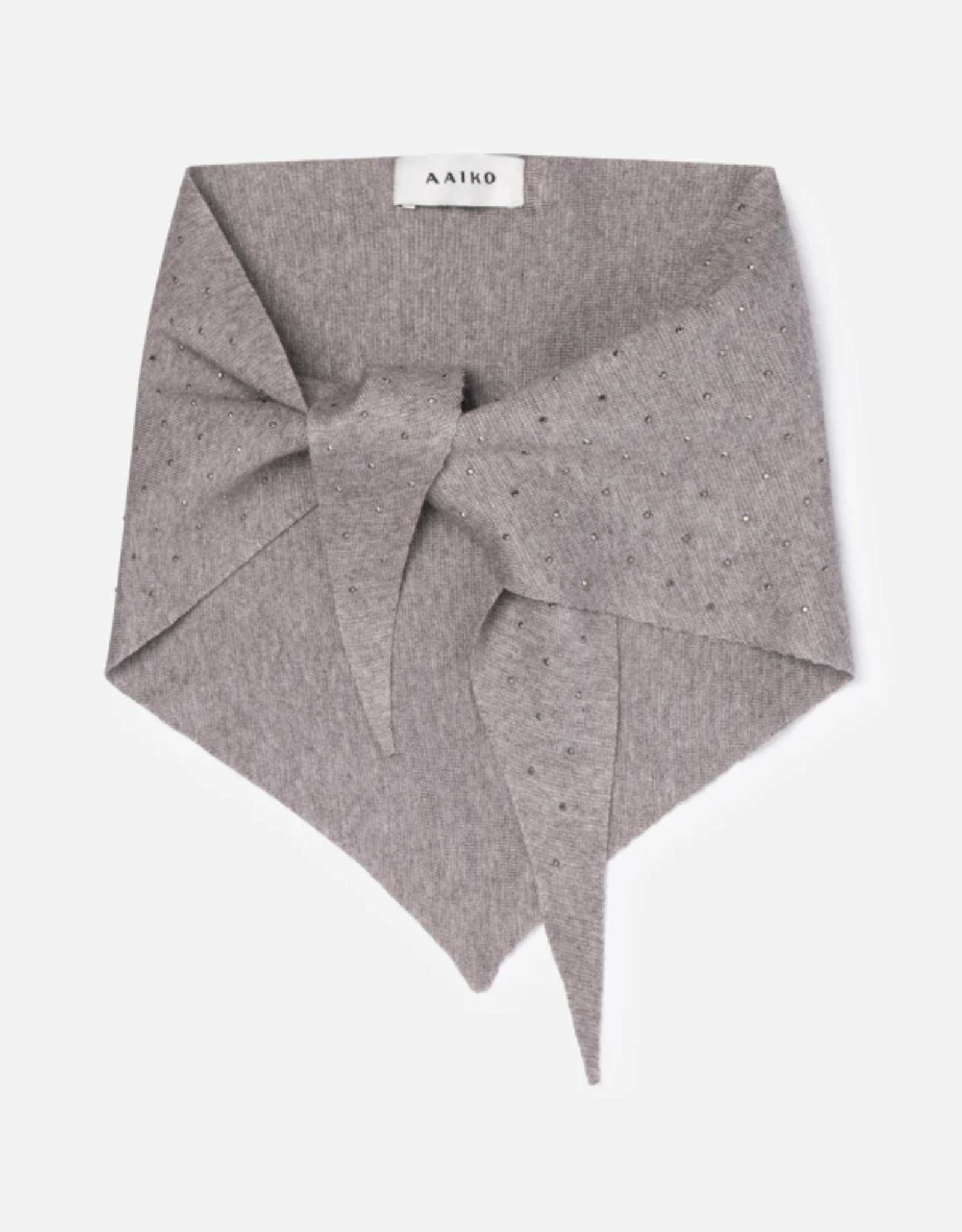 Aaiko Janel Studs Scarf Grey Melange