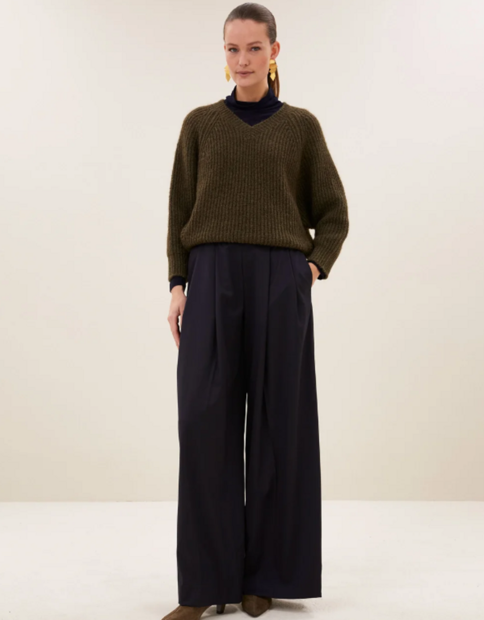 By Bar Lune Pullover Olive