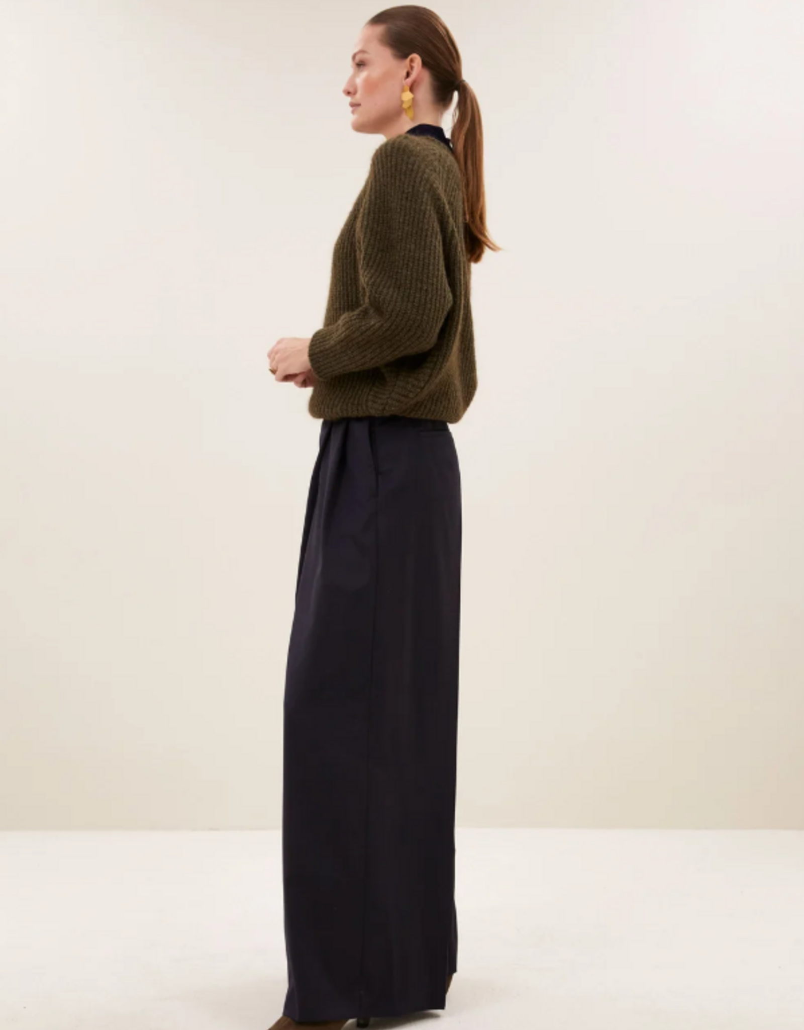 By Bar Lune Pullover Olive