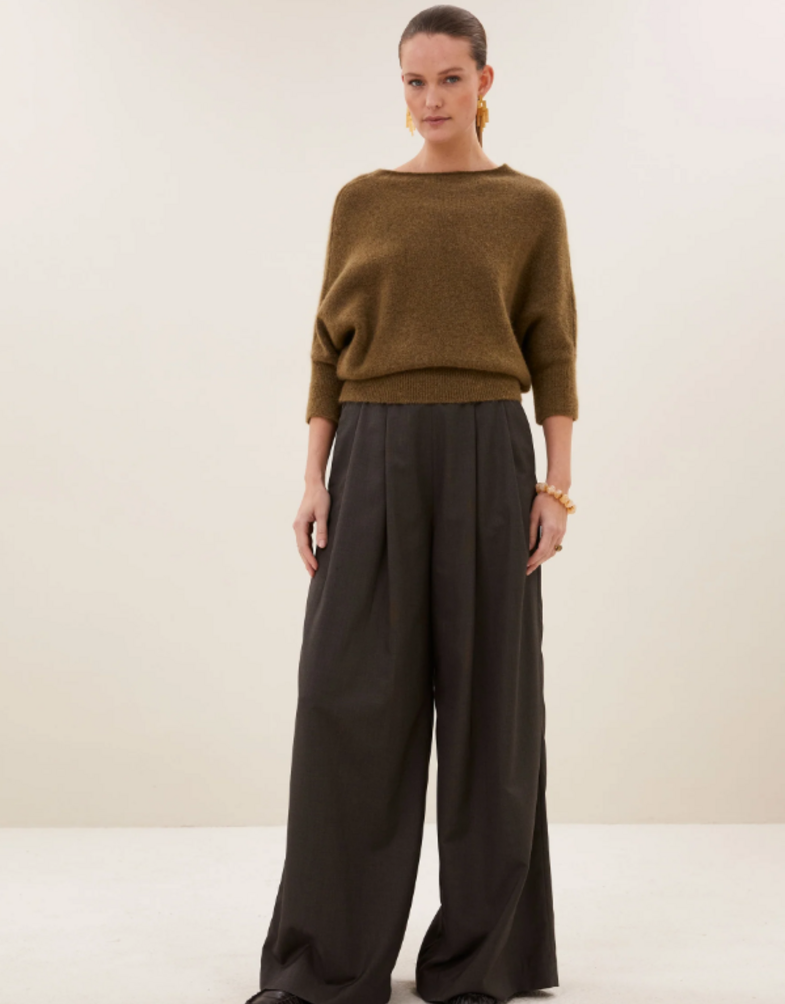 By Bar Kyoto Pullover Golden Olive