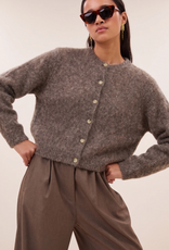 By Bar Vasile Cardigan Dark Biscuit