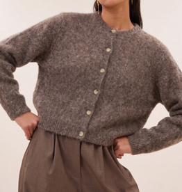 By Bar Vasile Cardigan Dark Biscuit