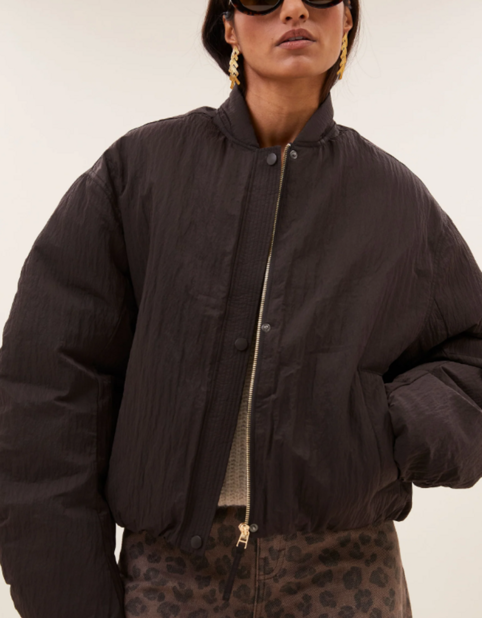 By Bar Bodie Bomber Jacket Espresso