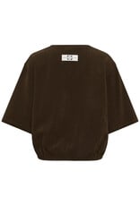 My Essential Wardrobe Dora V-Neck Tee Bison