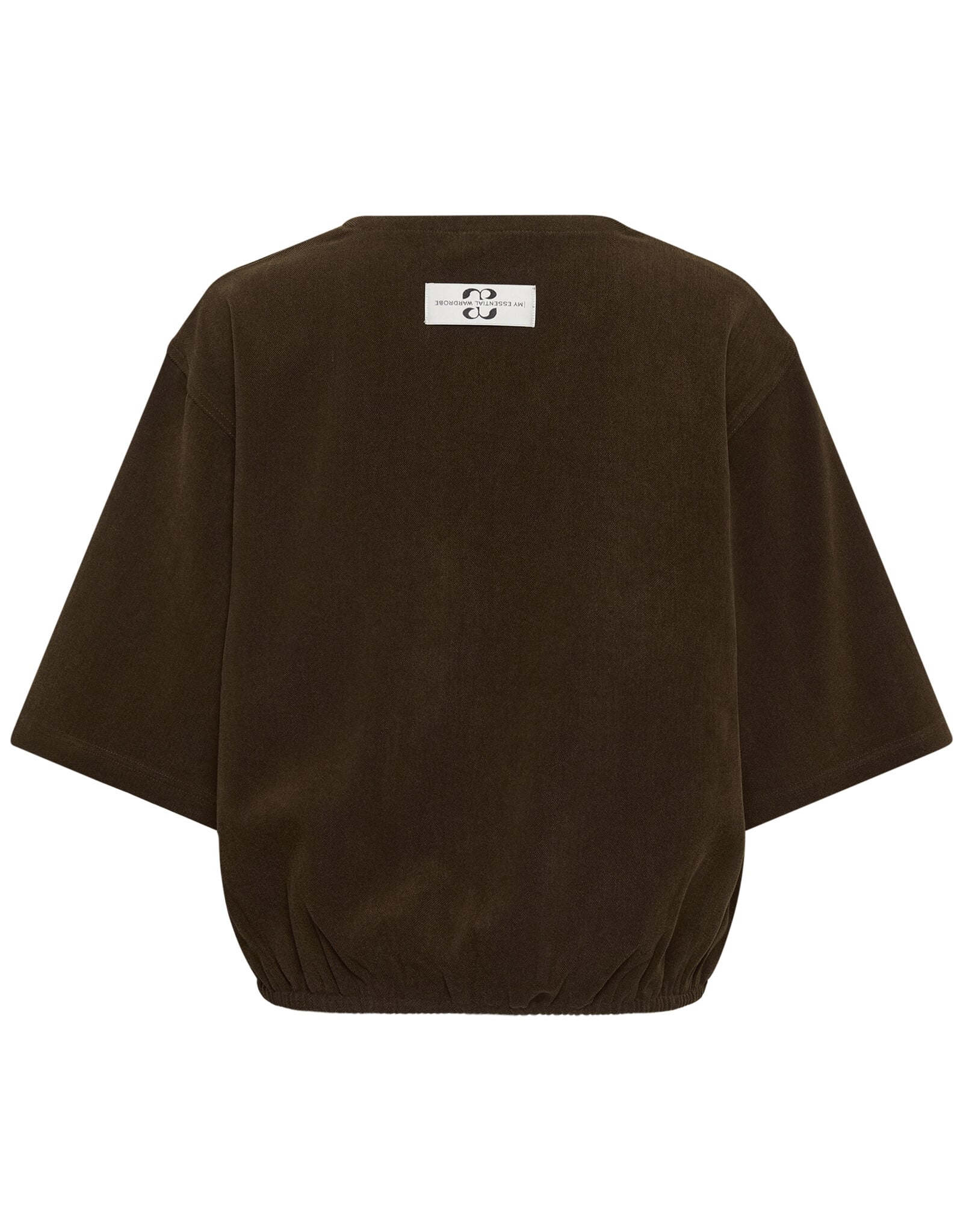 My Essential Wardrobe Dora V-Neck Tee Bison