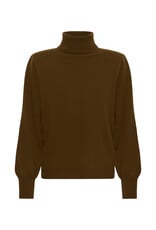 My Essential Wardrobe Jola Rollneck Pullover Bison
