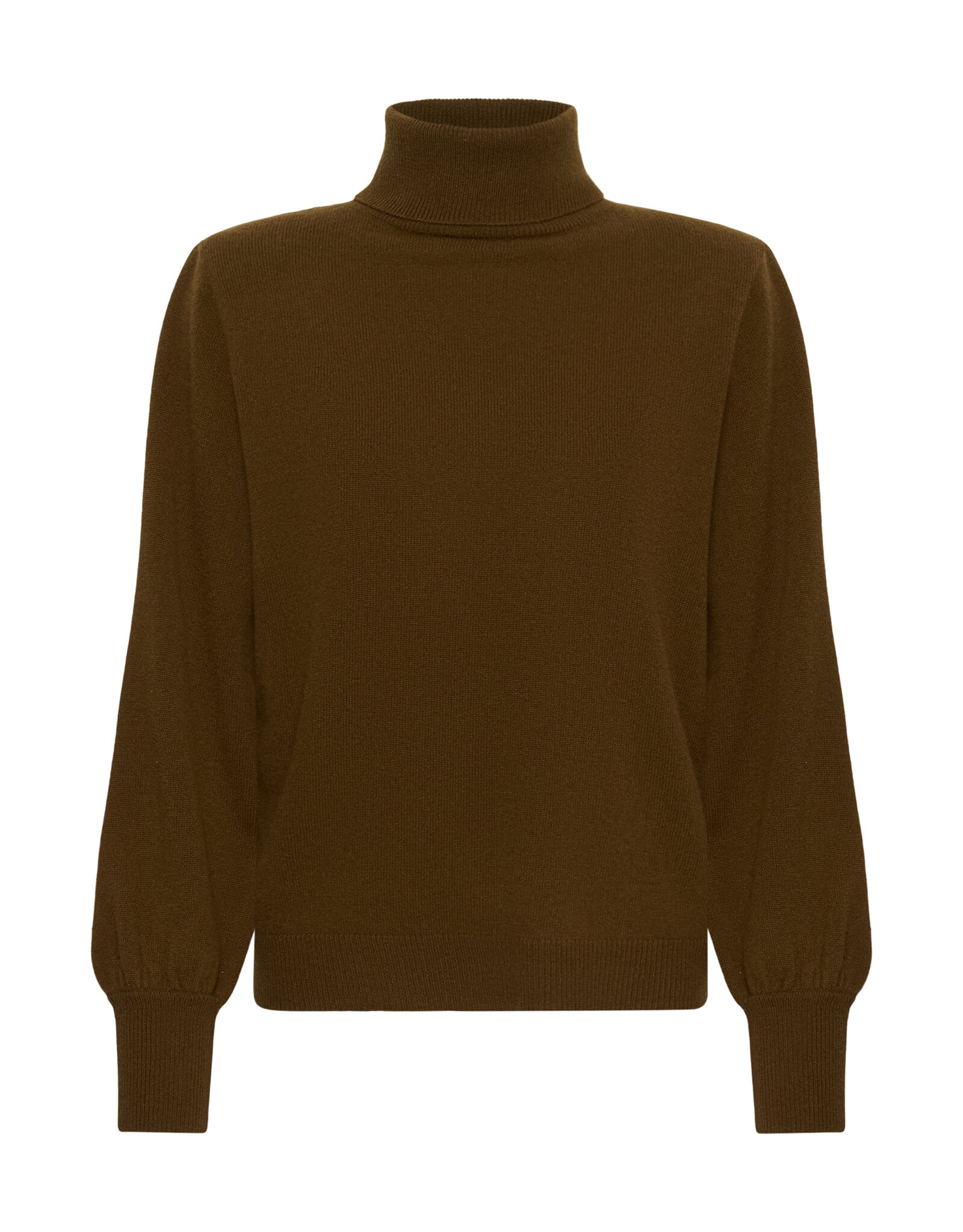 My Essential Wardrobe Jola Rollneck Pullover Bison