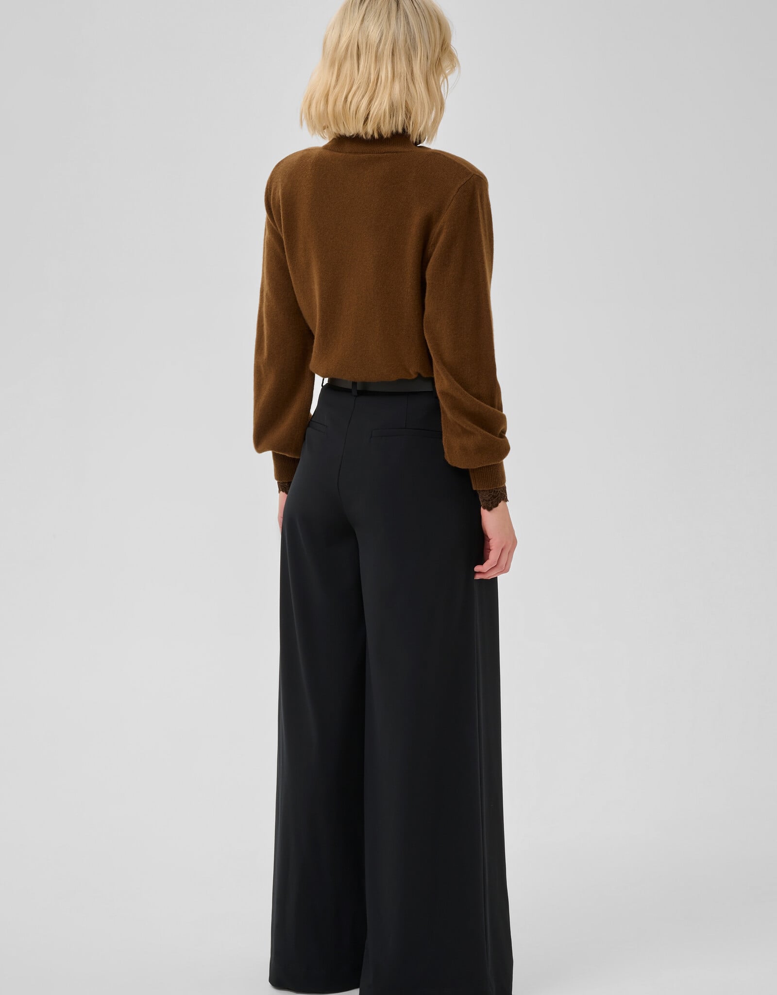My Essential Wardrobe Jola Rollneck Pullover Bison
