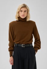 My Essential Wardrobe Jola Rollneck Pullover Bison