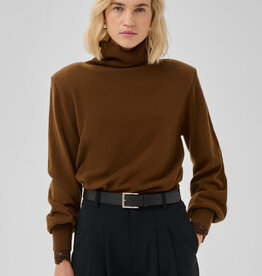 My Essential Wardrobe Jola Rollneck Pullover Bison