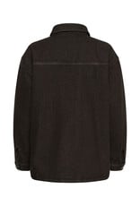 My Essential Wardrobe Uma 188 Boxy Jacket Dark Brown Wash