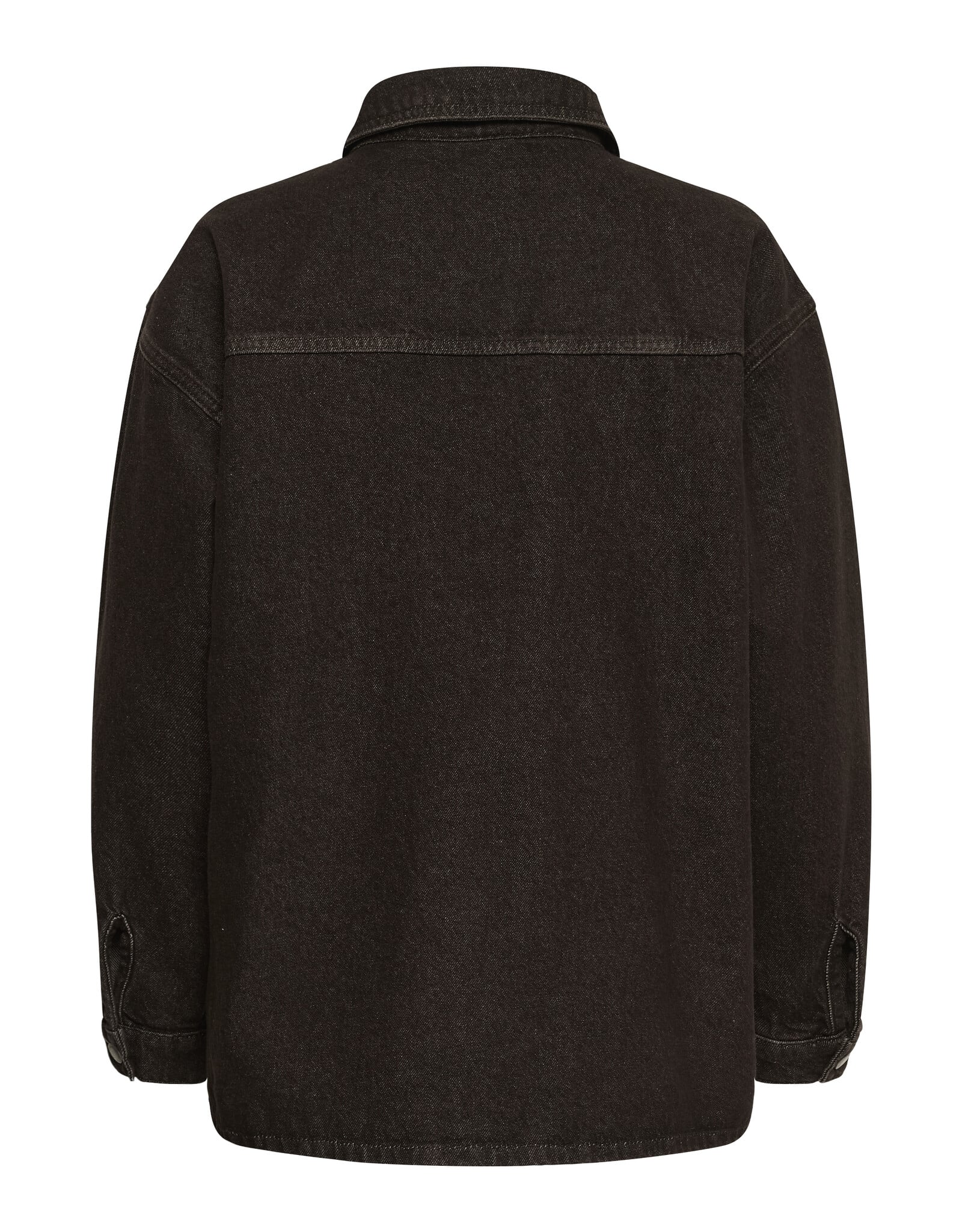 My Essential Wardrobe Uma 188 Boxy Jacket Dark Brown Wash