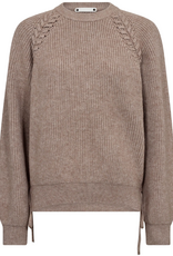 Co'Couture Row Braid String Knit Mink