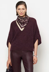 Dante 6 Mahani Cape Sweater Dark Plum