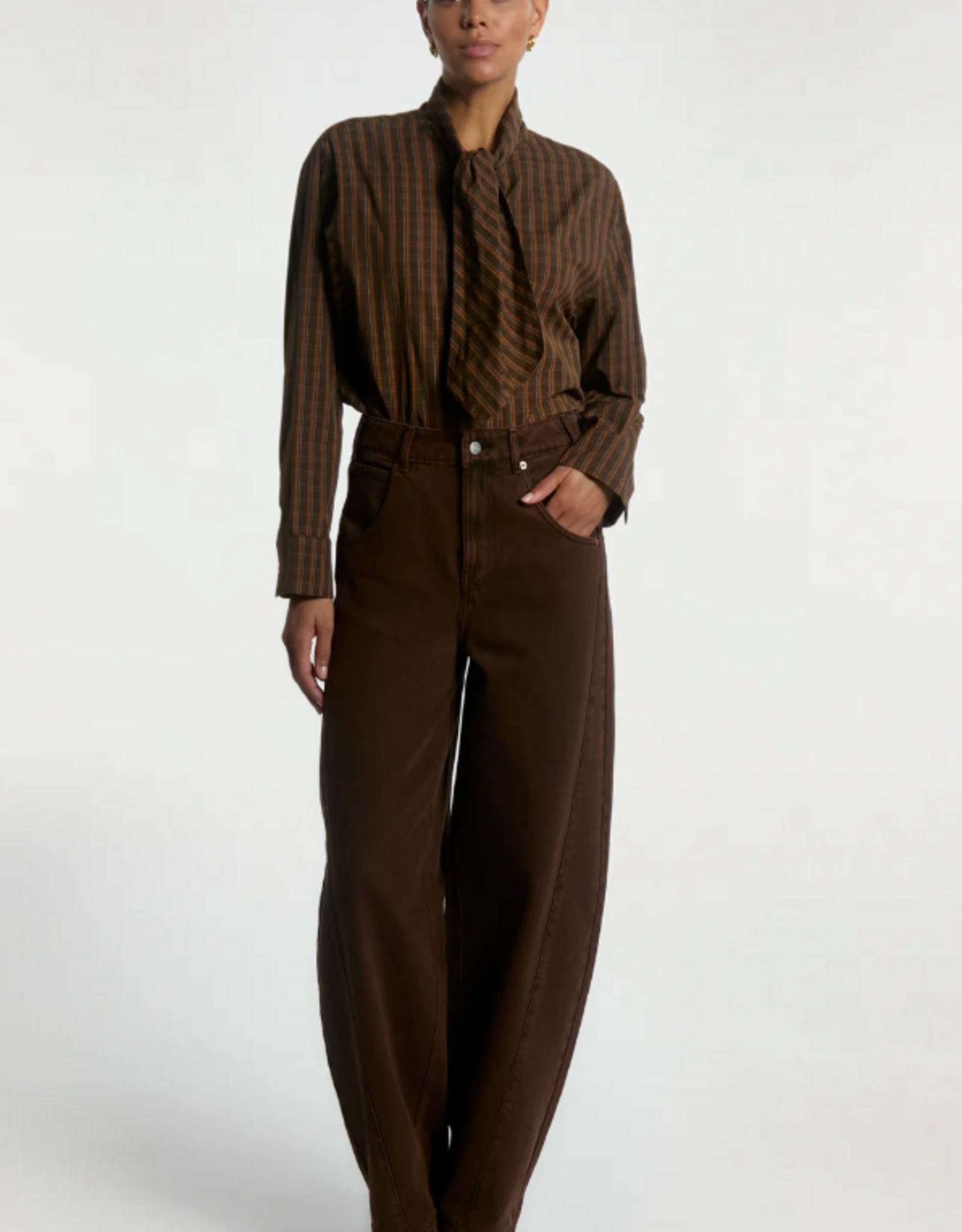 Aaiko Daley Trousers Sorrel Horse