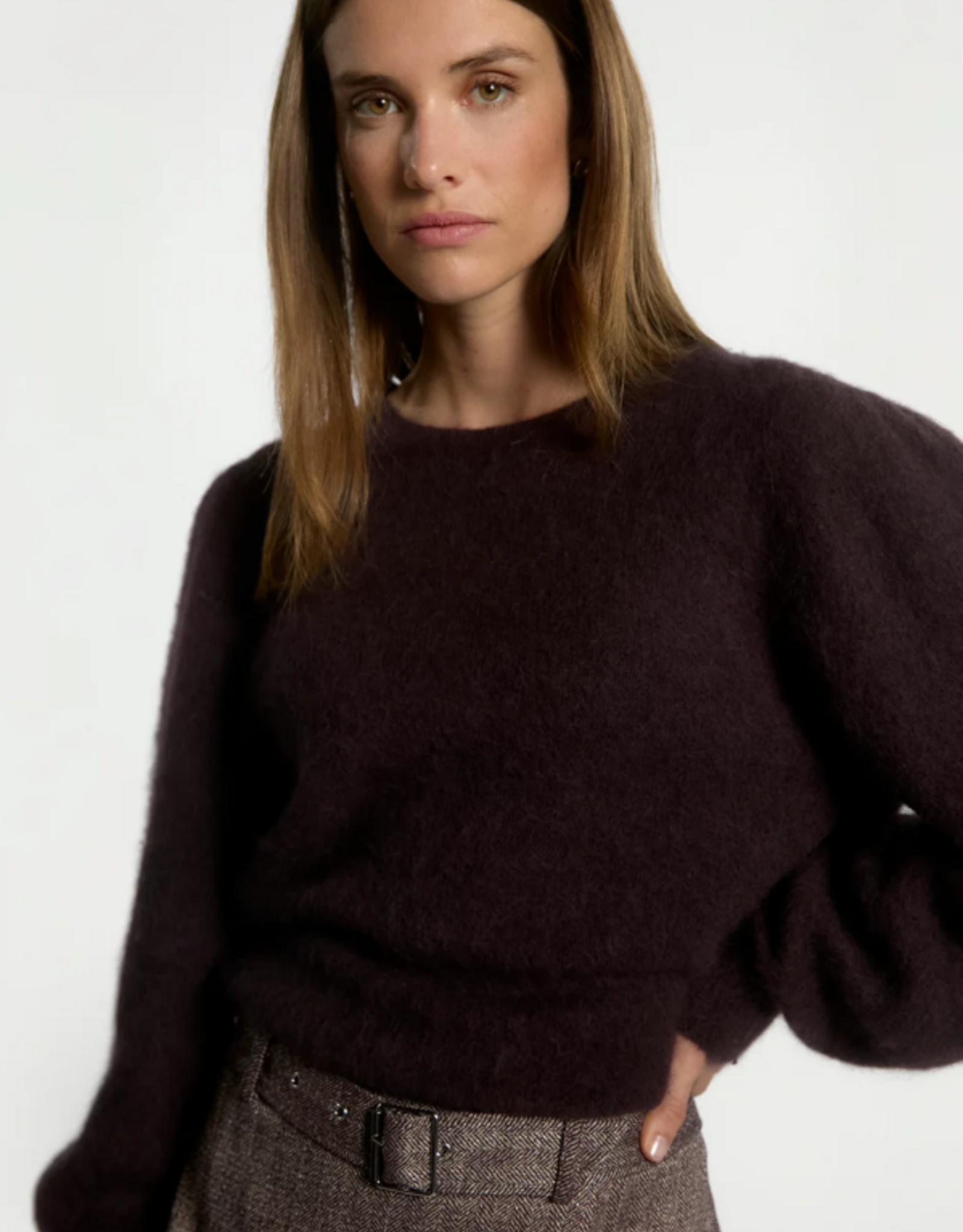 Aaiko Denize Sweater Bordeaux