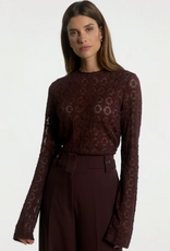 Aaiko Mason Top Bordeaux