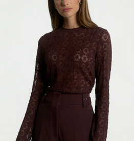 Aaiko Mason Top Bordeaux