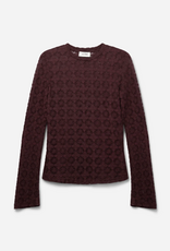 Aaiko Mason Top Bordeaux