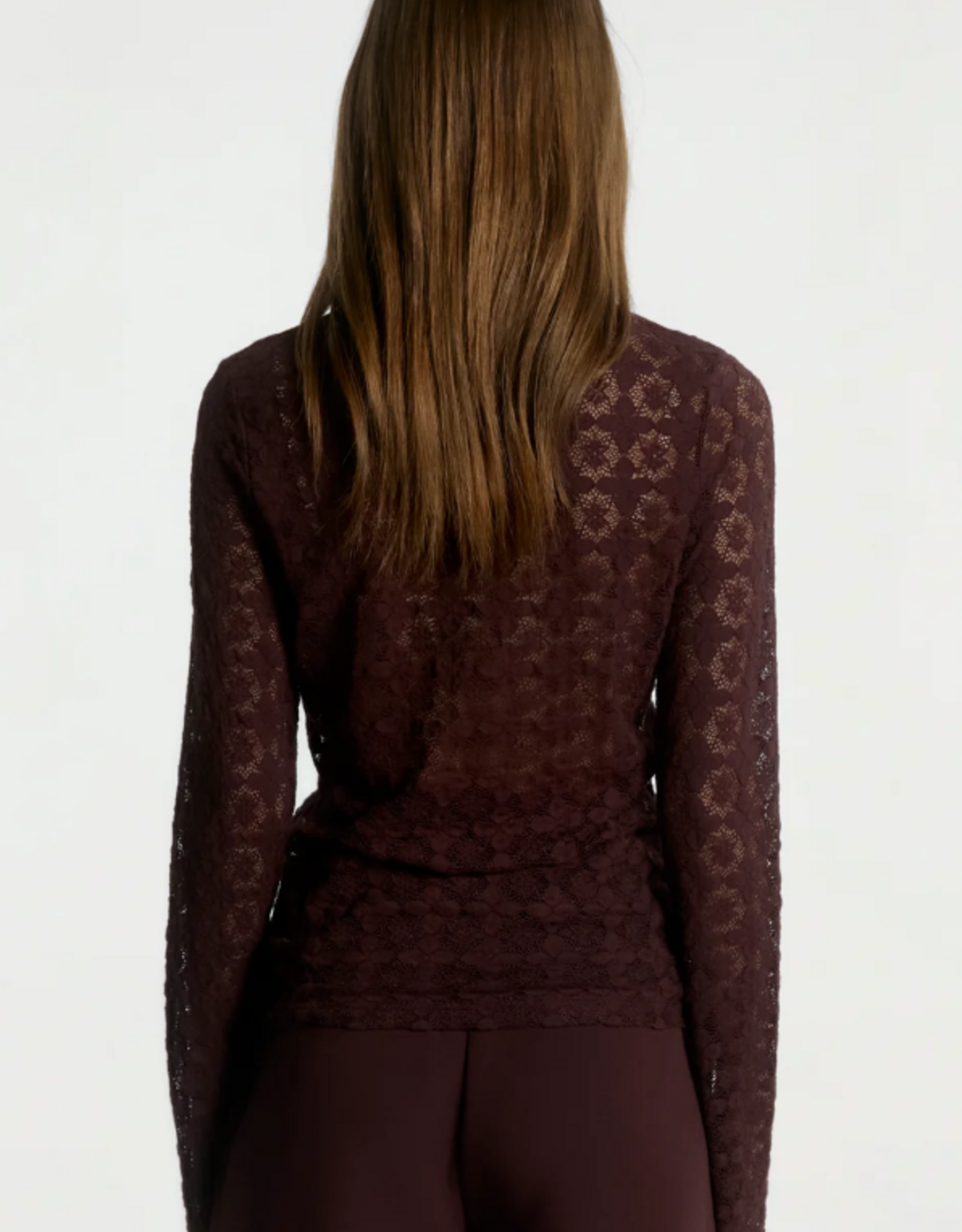 Aaiko Mason Top Bordeaux