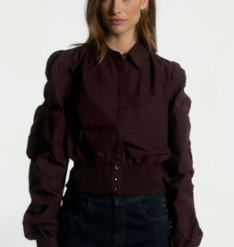 Aaiko Beaudine Collar Blouse Black