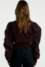 Aaiko Beaudine Collar Blouse Black