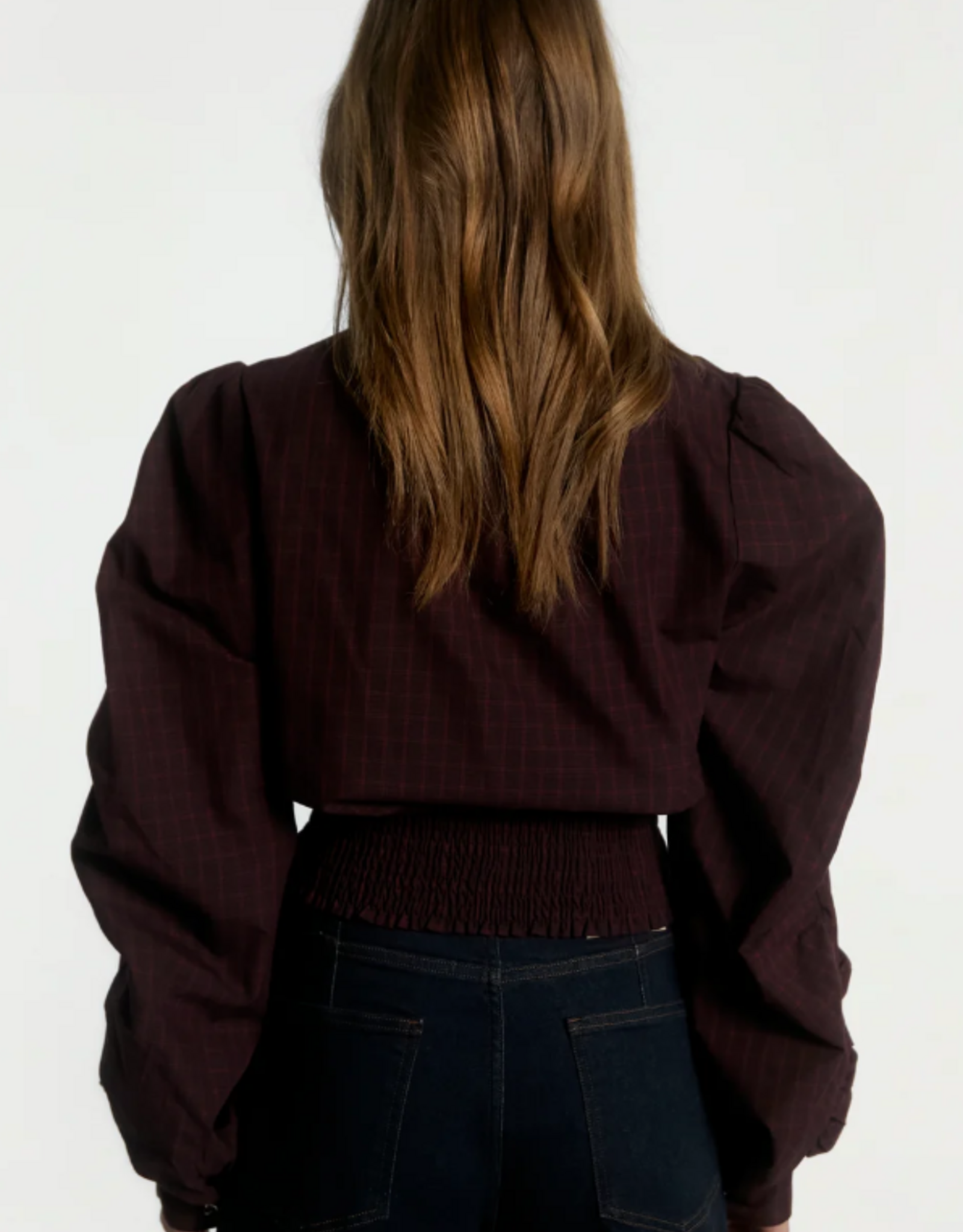 Aaiko Beaudine Collar Blouse Black