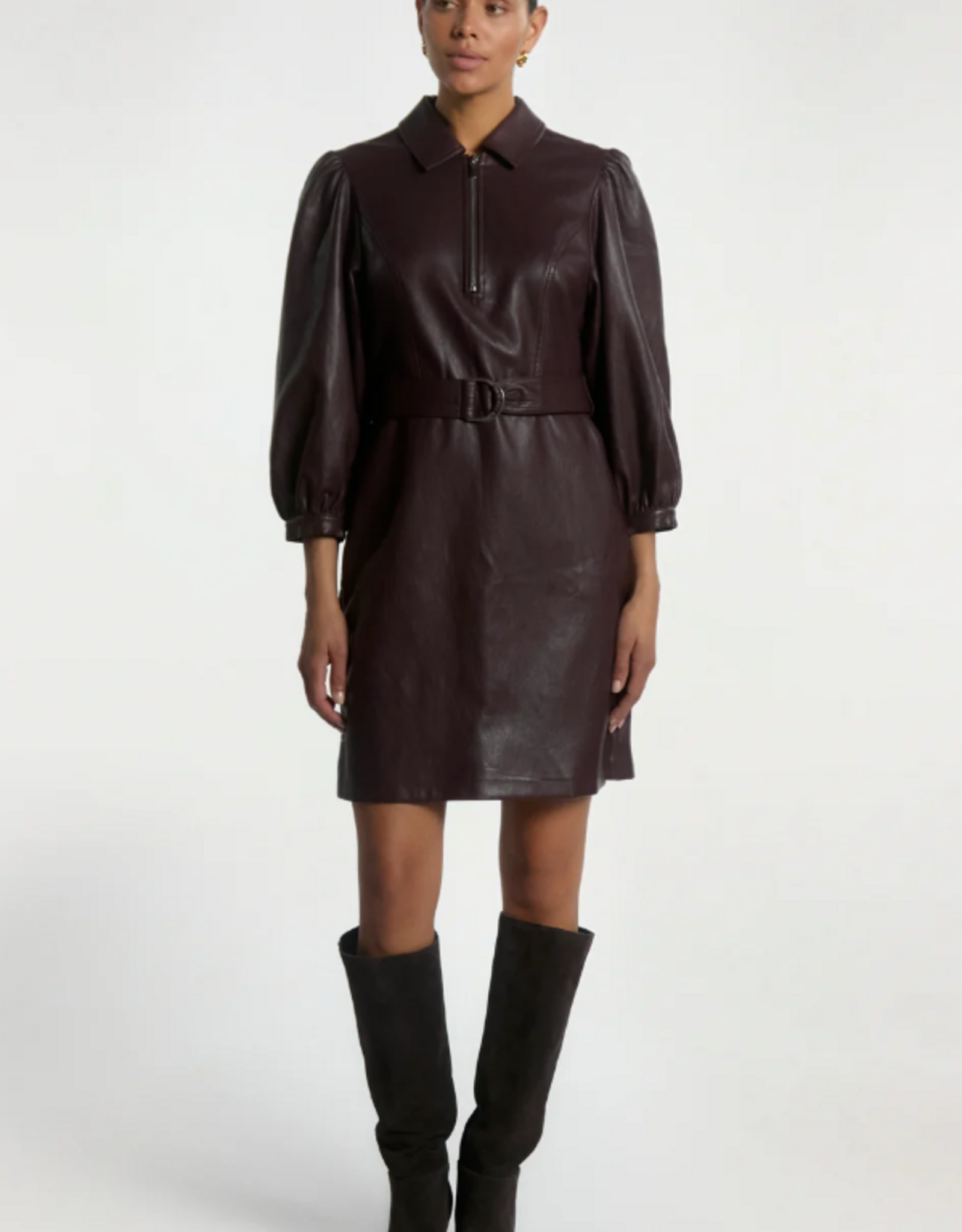 Aaiko Semira Dress Bordeaux