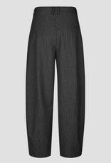 Second Female Vienne Barrel Trousers Dark Grey Melange