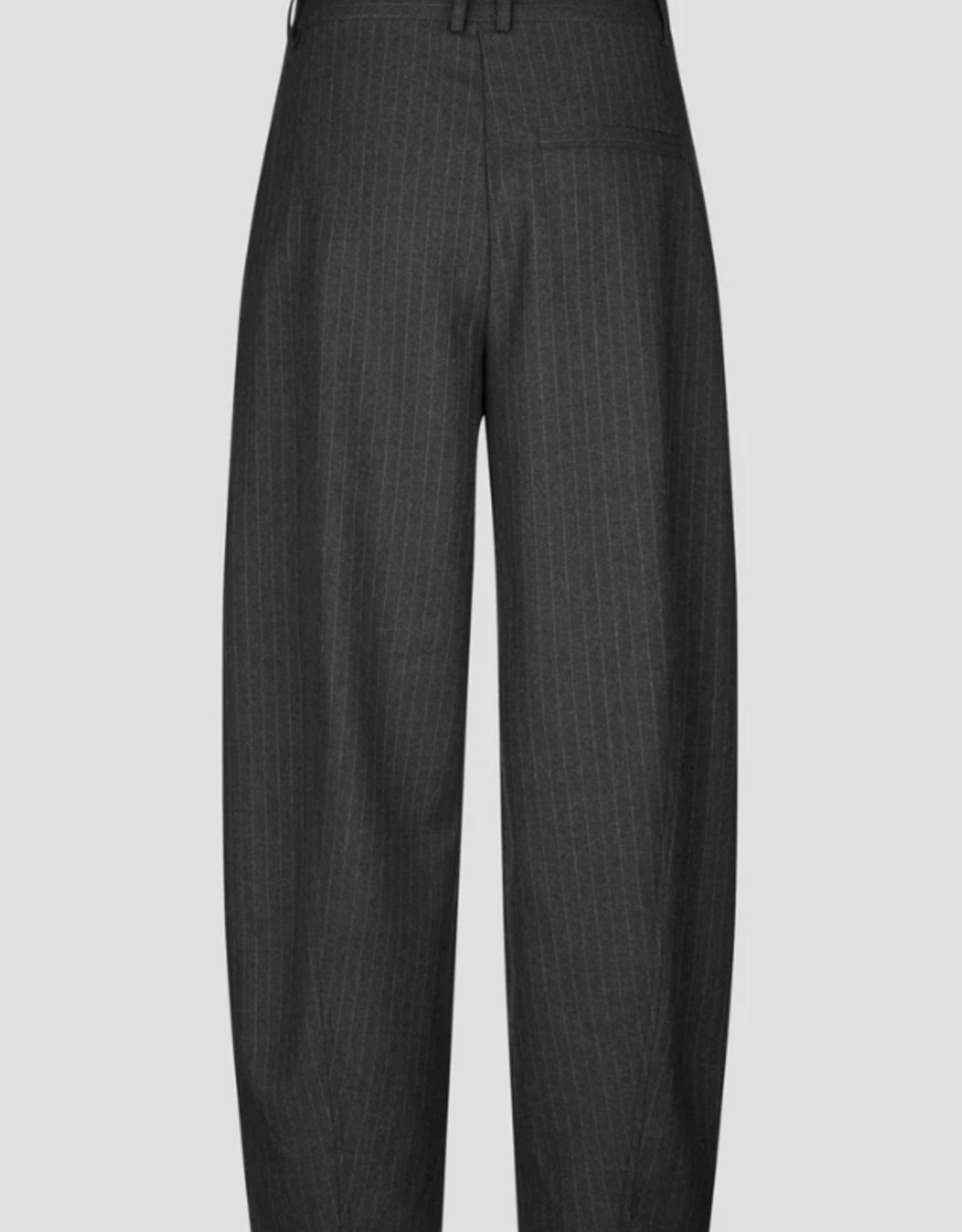 Second Female Vienne Barrel Trousers Dark Grey Melange