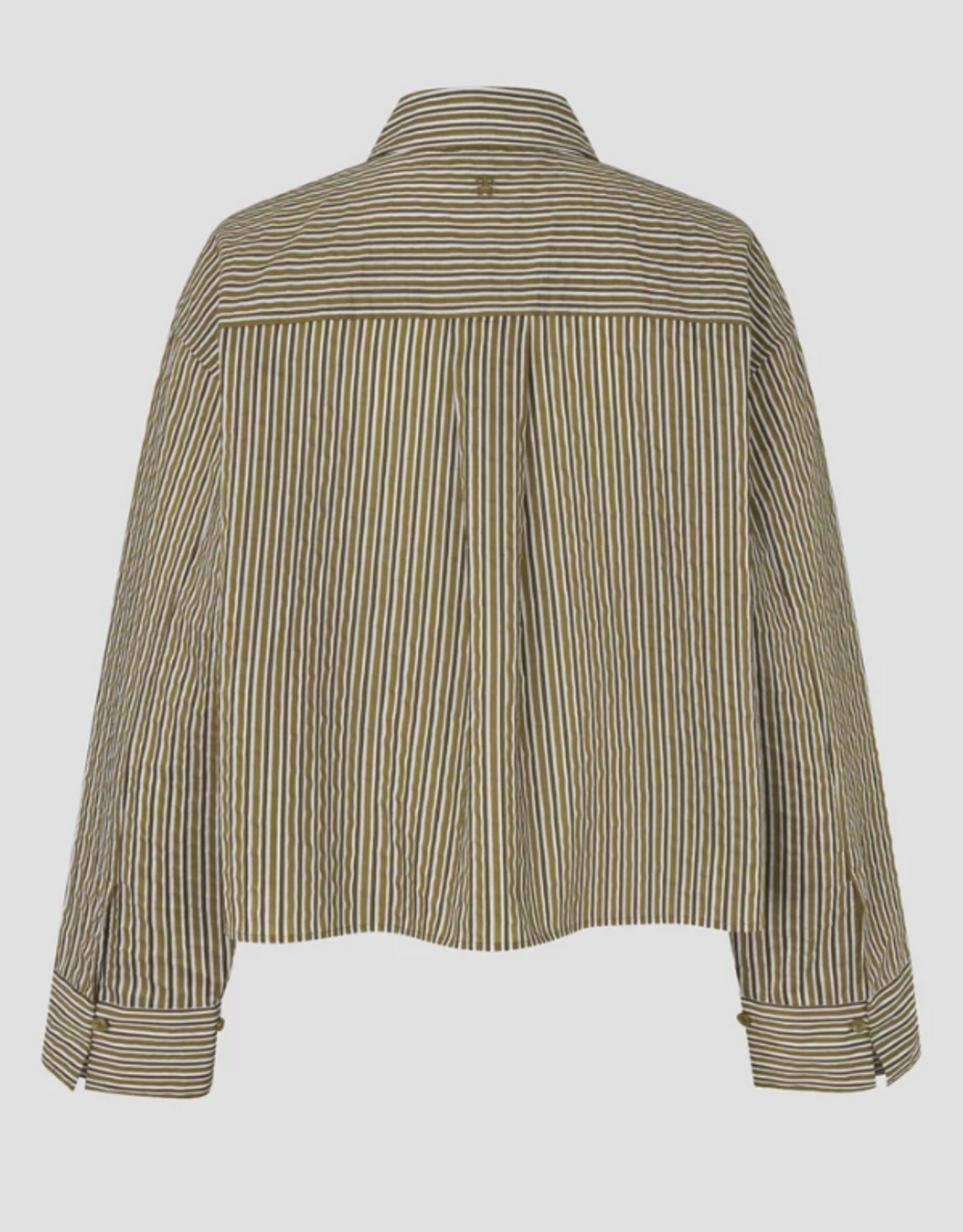 Second Female Vena Cropped Shirt Camel